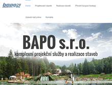 Tablet Screenshot of bapo.cz
